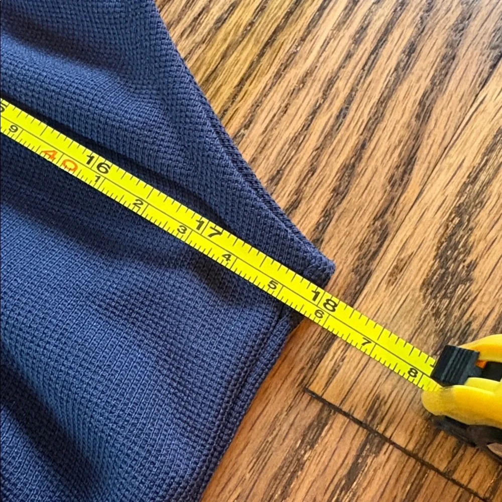 Halara navy blue overalls cozy and comfortable wide leg - Picture 9 of 9